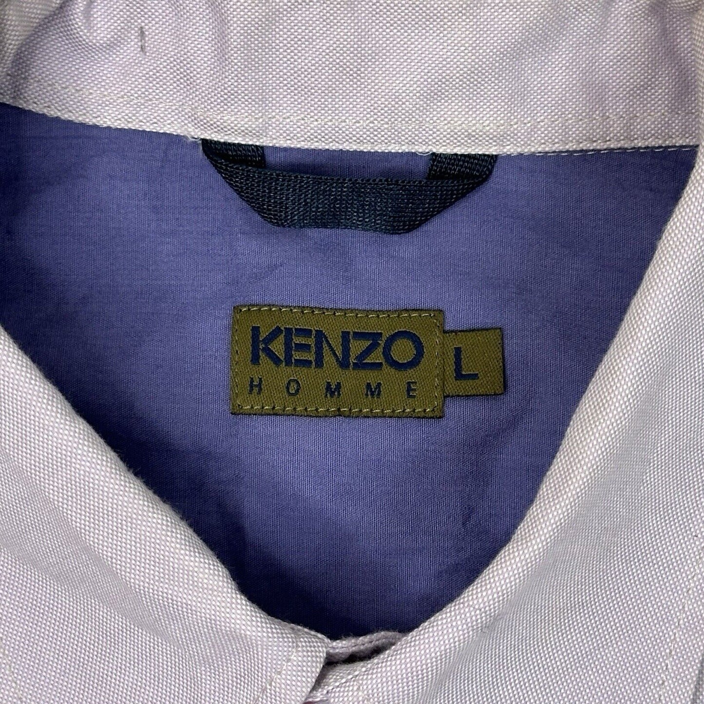 00’s Kenzo Short Sleeve Shirt Mens Large Purple