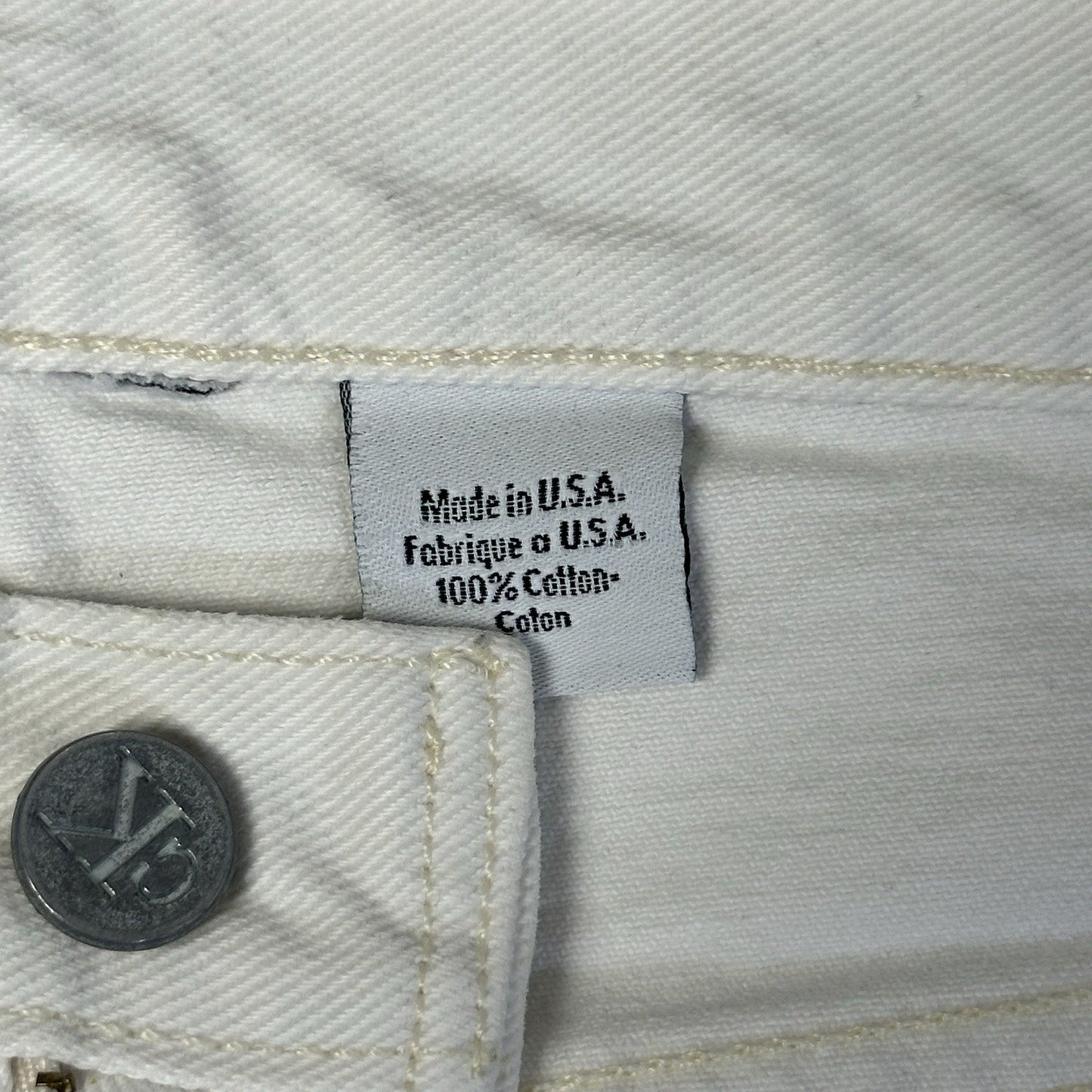 Vintage Calvin Klein Jeans White 34w 31l Made In USA