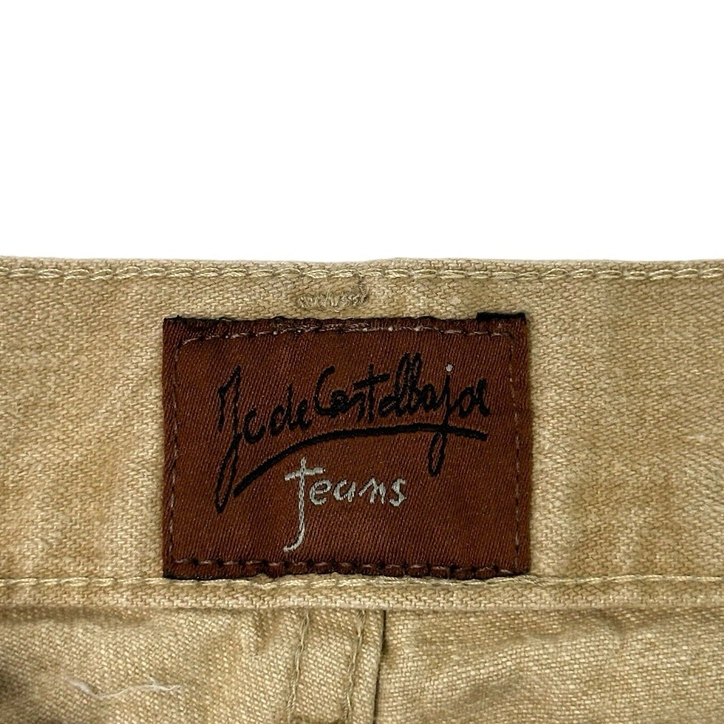 Vintage Jean-Charles de Castelbajac Jeans Beige Men’s 33w 30l Made In Italy