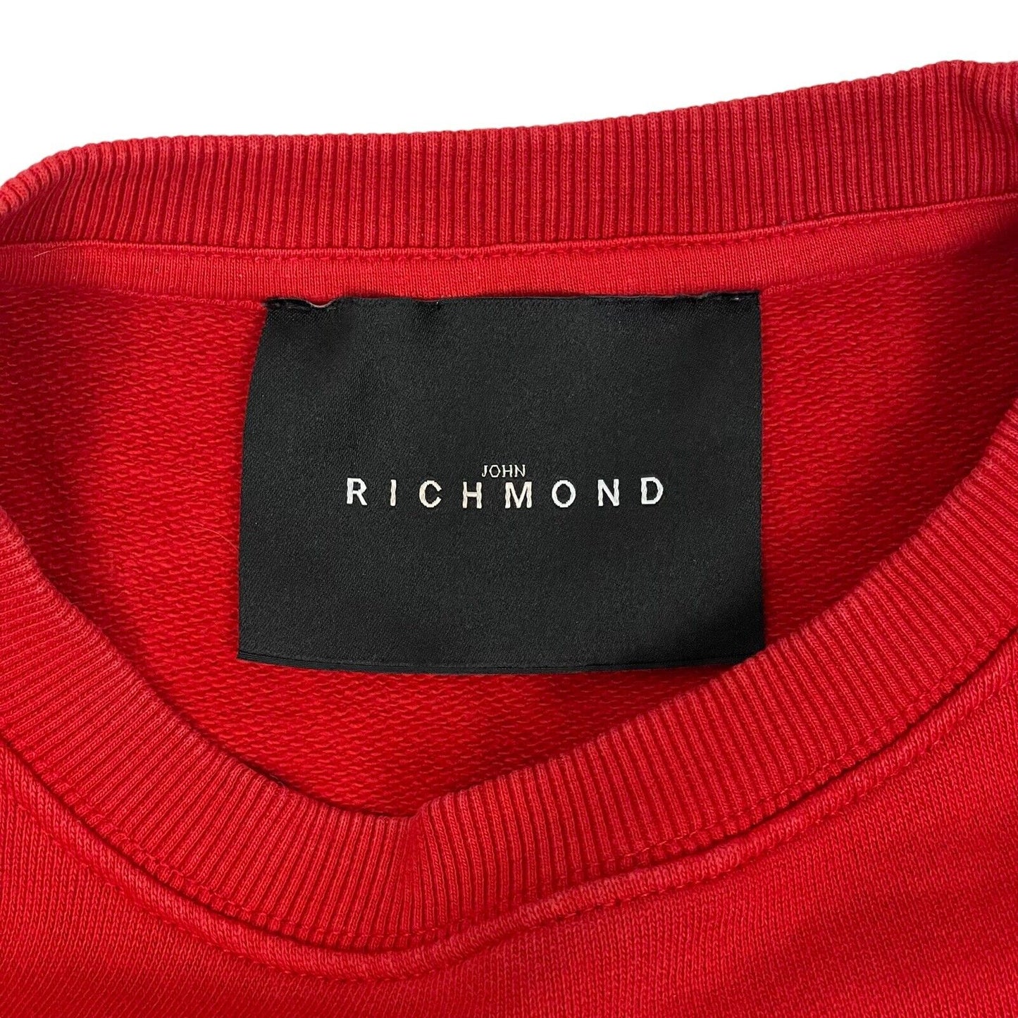 John Richmond Embellished Sweatshirt Red Womens Medium