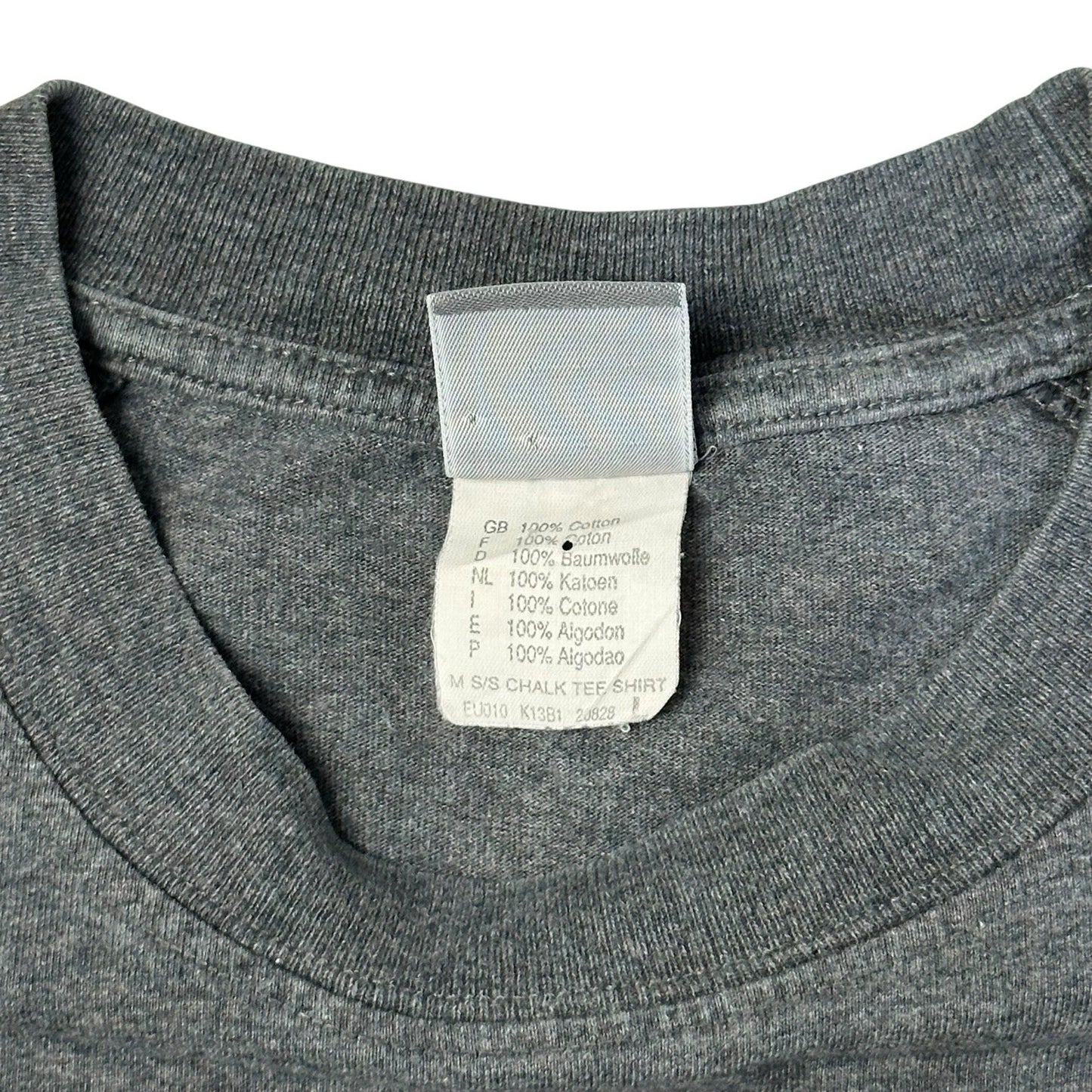 Vintage The North Face A5 T-Shirt Men’s Medium Grey Chalk Print