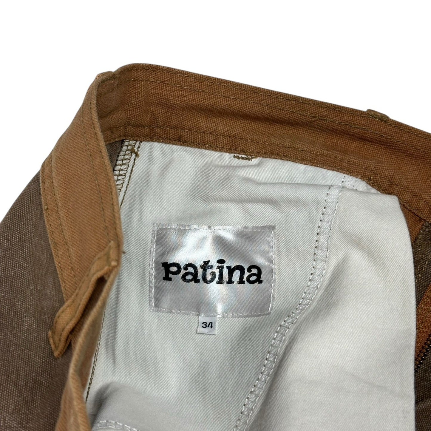 NWT Patina World Carpenter Work Pants 34w 30l Brown