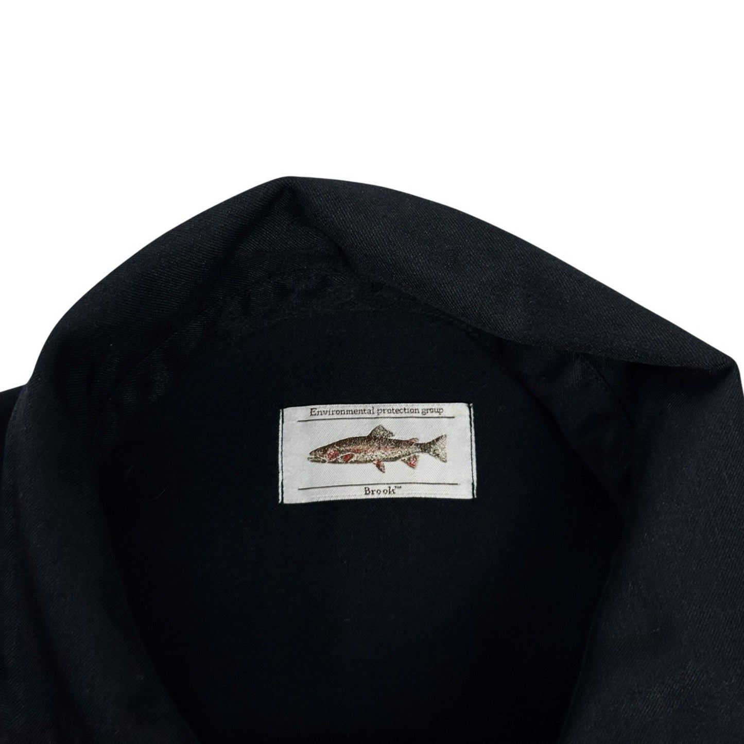 Brook Japan Jacket Navy Blue Large (Size 3) Embroidered Details SS24