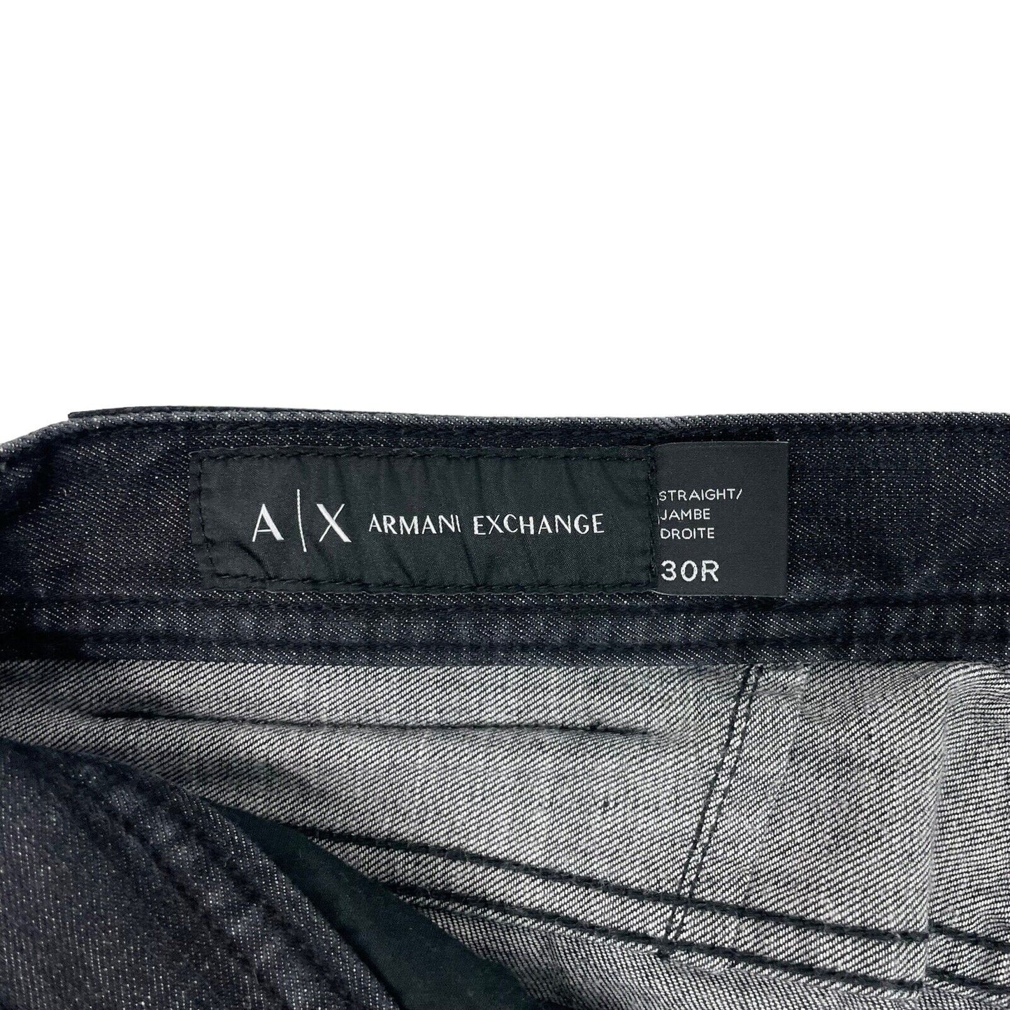 Armani Exchange Mens Slim Jeans Black 29w 32l