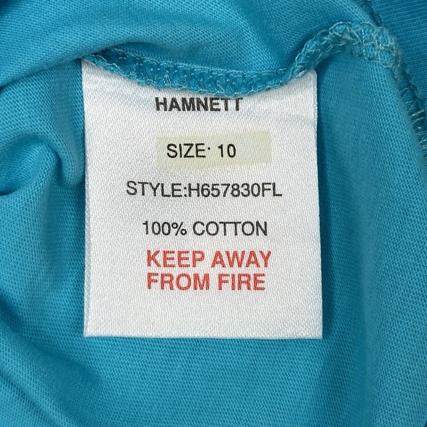 00’s Katharine Hamnett Top Blue Women’s UK10 Sleeveless