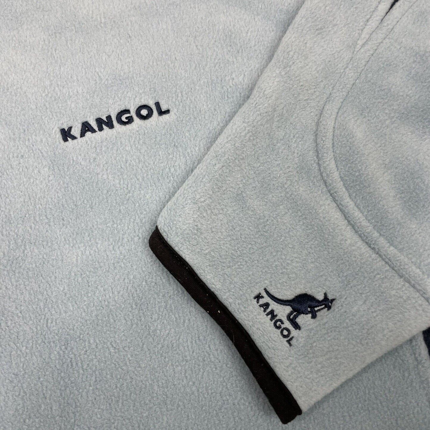 00’s Kangol Fleece Mens XXL Blue And Navy Embroidered Branding