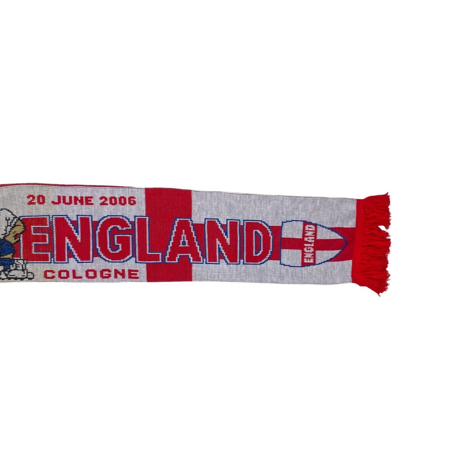 2006 World Cup Scarf Sweden vs England OSFA Football Memorabilia