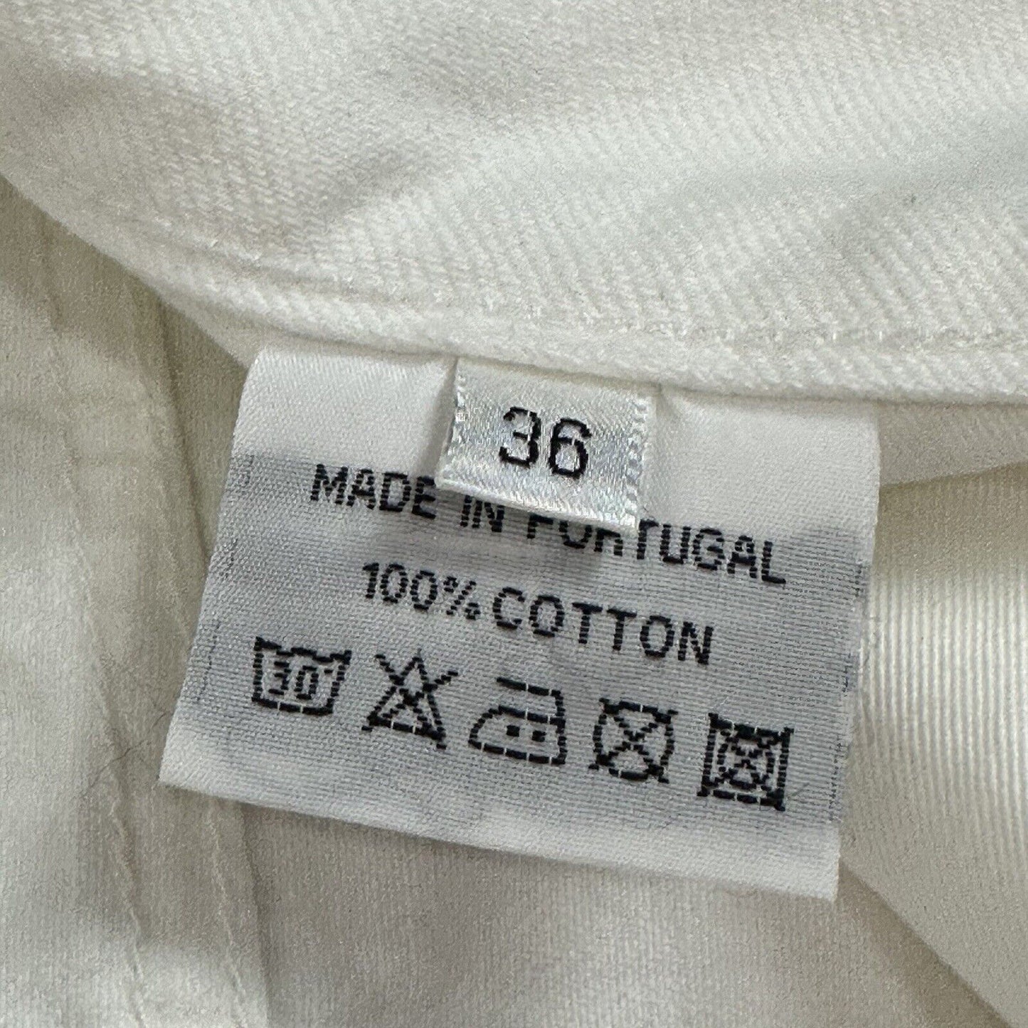 Officine Générale White Jeans Mens 36w 32l Made In Portugal