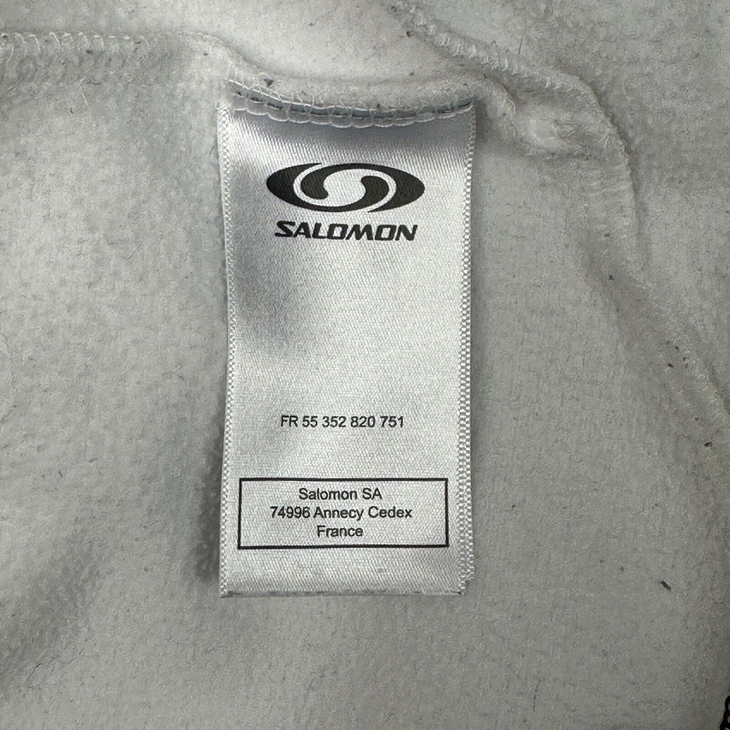 Salomon Acti Therm Hoodie Womens Medium White Pull Over Embroidered Details