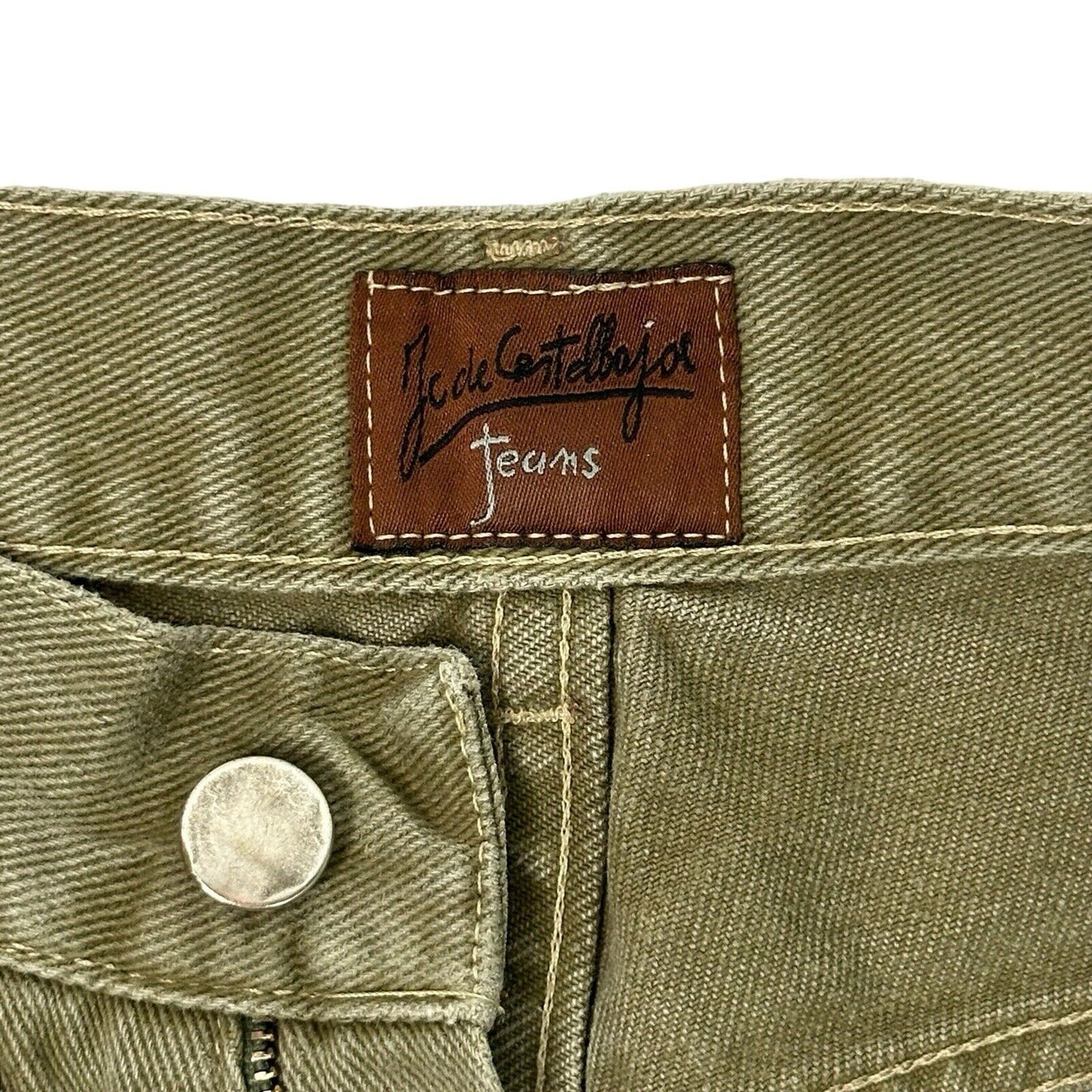 Vintage Jean-Charles de Castelbajac Jeans Brown Men’s 34w 30l Made In Italy