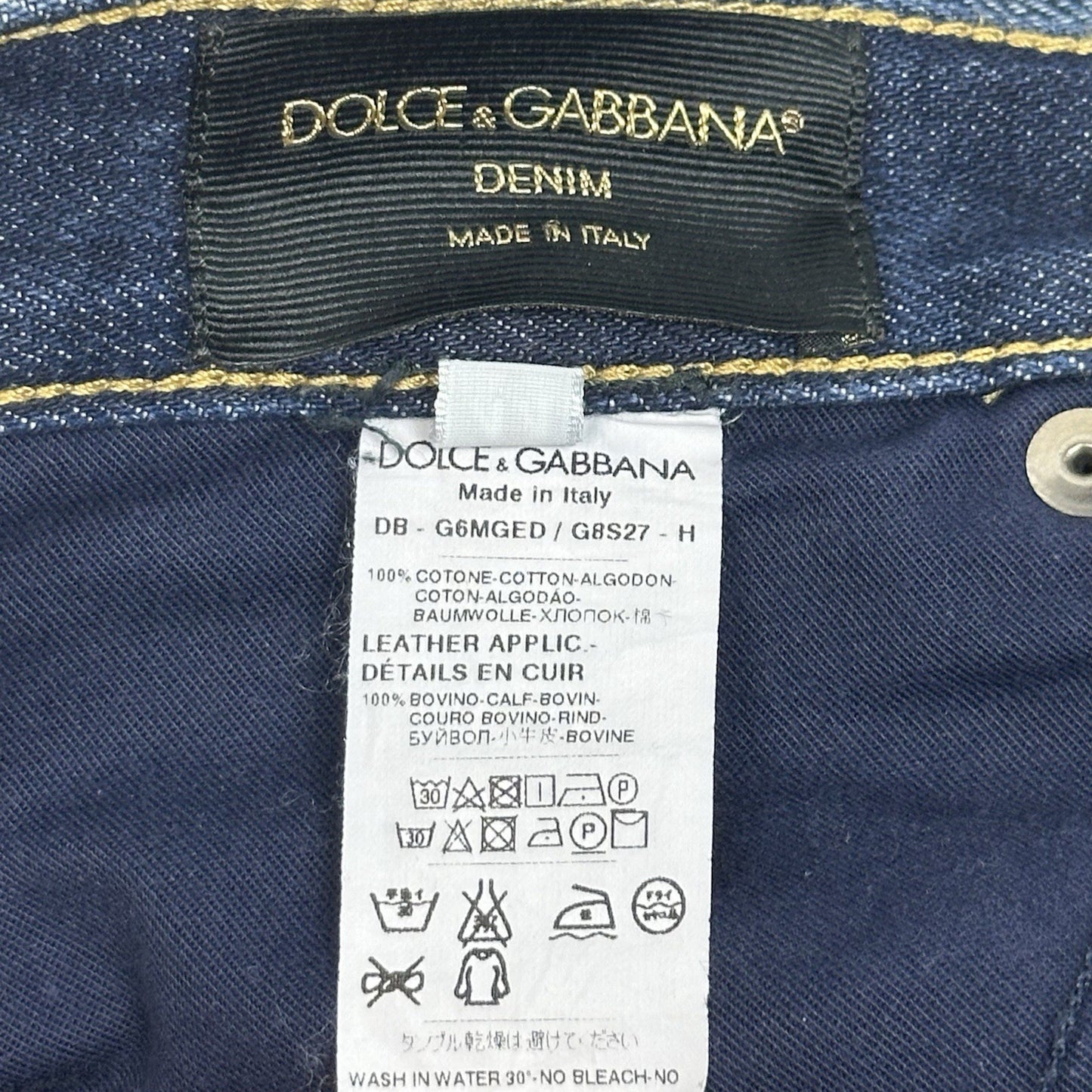 Dolce And Gabbana Denim Shorts IT44 Men’s Blue Jorts Made In Italy