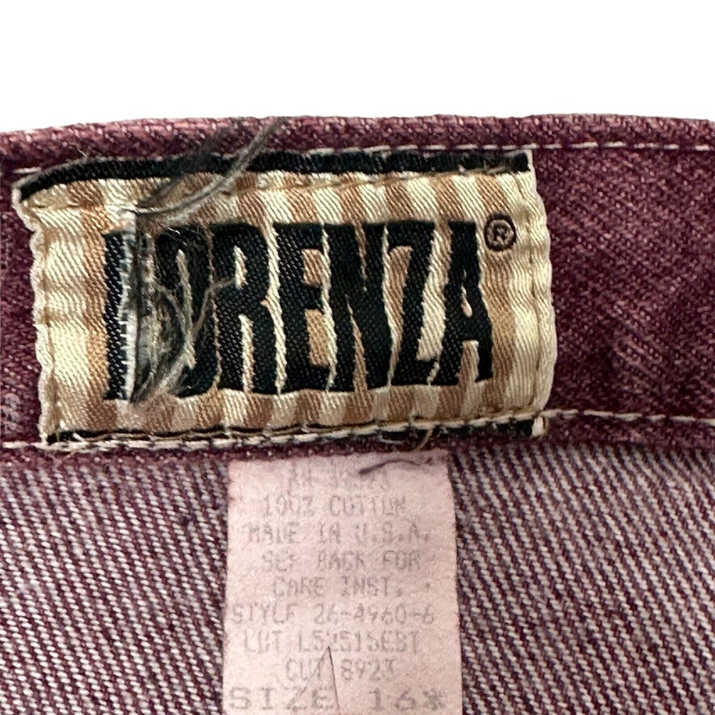 70’s Vintage Forenza Denim Jeans High Waisted Made In USA 31w 32l NWT Purple