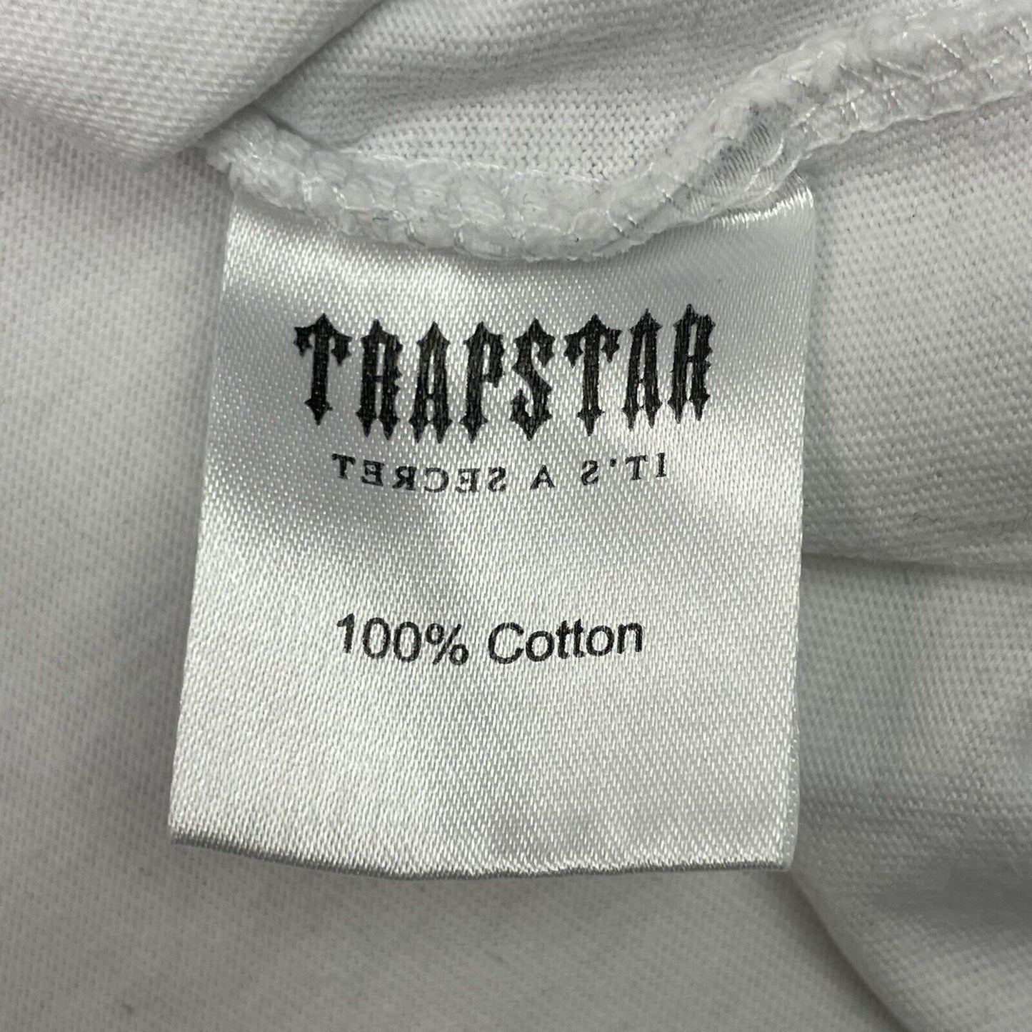 Trapstar It’s A Secret T-Shirt Mens Small White Graphic Print