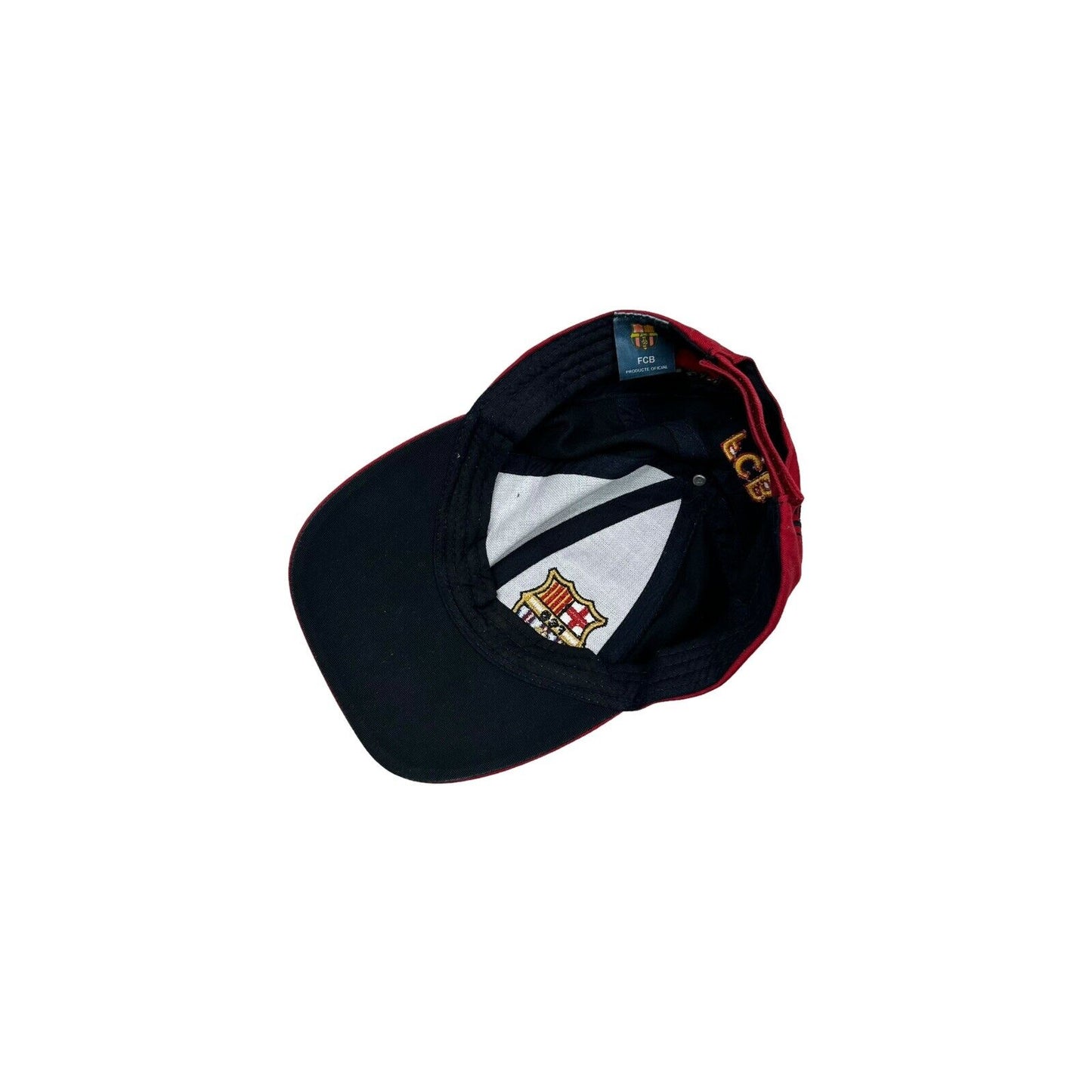 00’s Barcelona Cap Embroidered Navy Blue One Size Fits All Adults La Liga