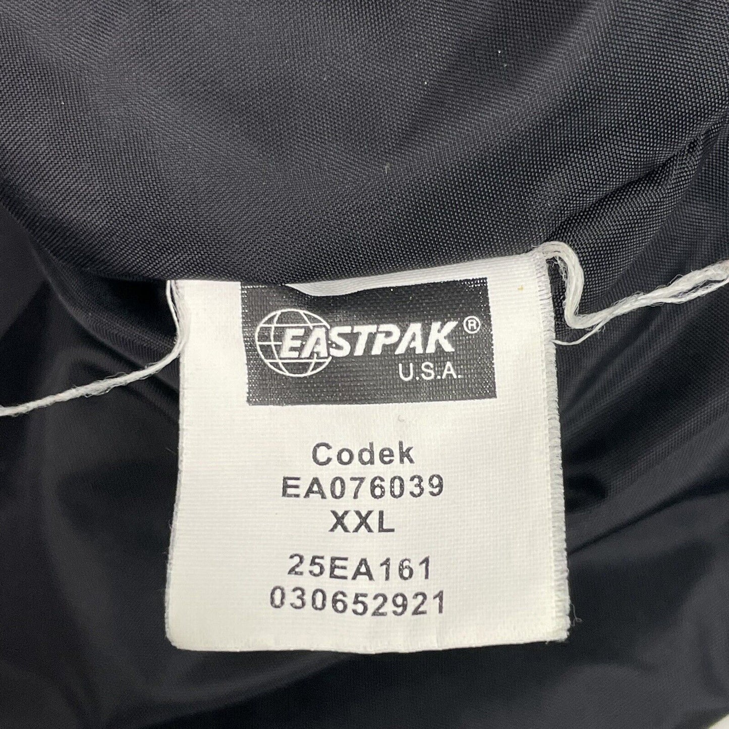 Vintage Eastpak Padded Jacket Khaki Green Mens XXL