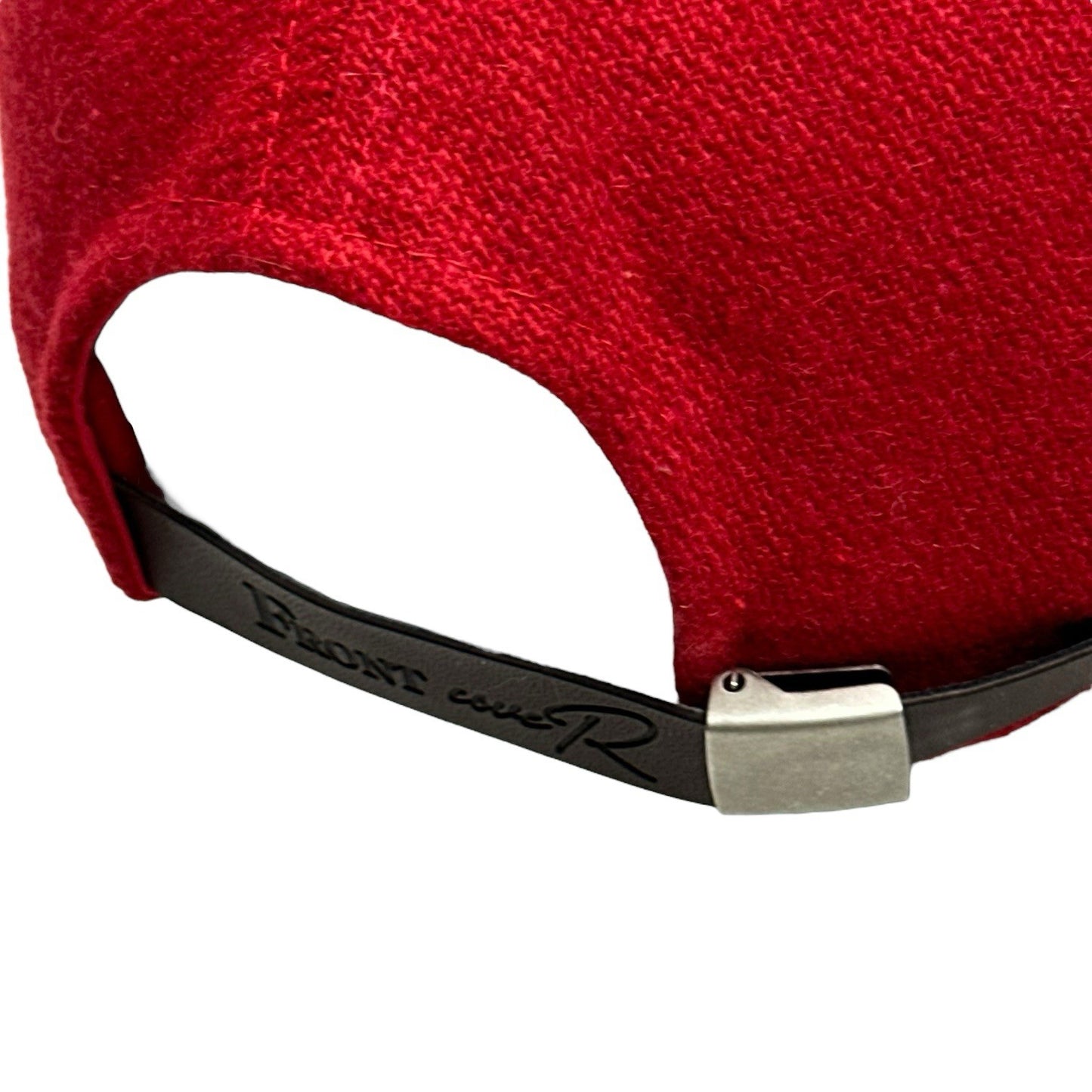Frontcover Clo Wool Cap Embroidered Red Strapback