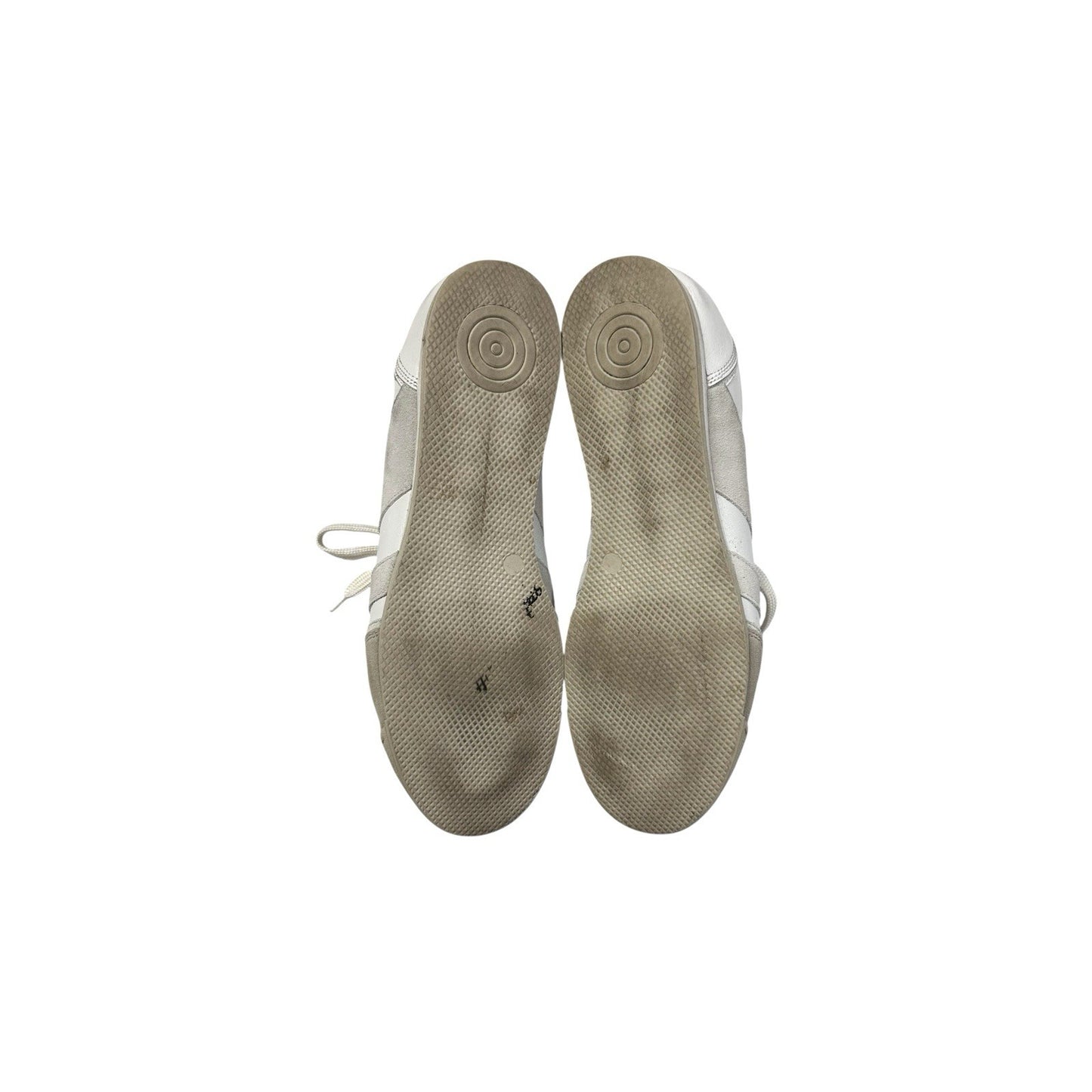 Collegium Pillar Pista Panna Suede EU44 White Leather Made In Italy