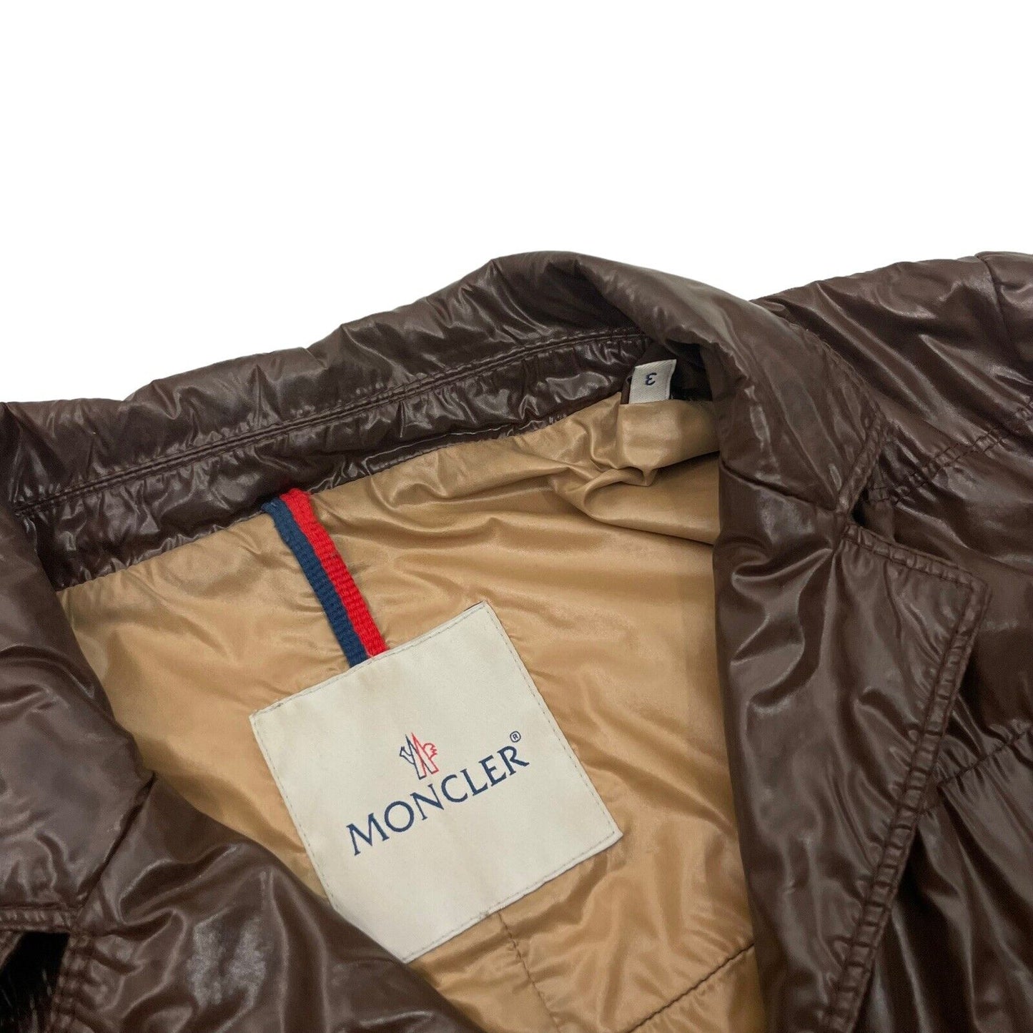 00’s Moncler Alexandrine Nylon Jacket Women’s Medium Brown