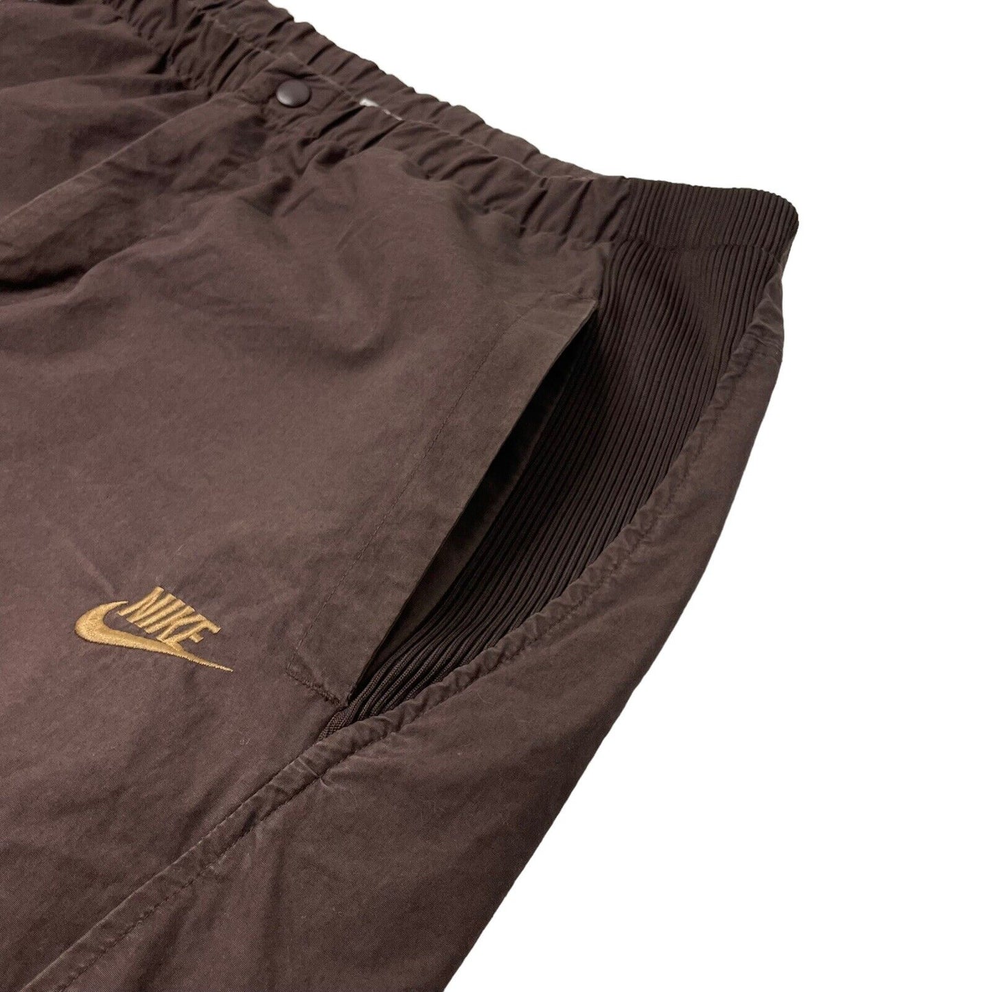 Vintage Nike Shell Jogger Mens 35w Brown Trouser Sportswear