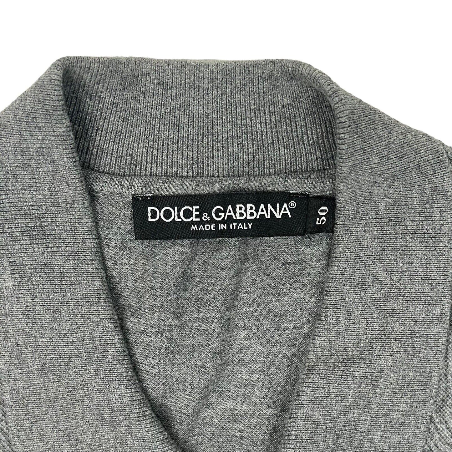 Dolce & Gabbana Gym Collection Grey Polo Shirt Mens Large