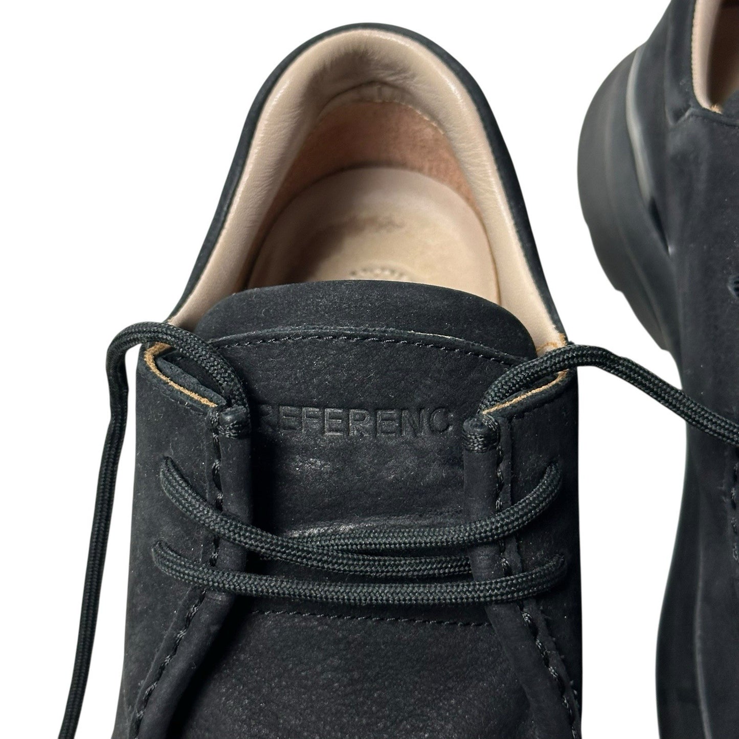 Referenc Studios Fernabee MegaGrip Vibram Shoe Black Tumble Leather EU44 UK9.5