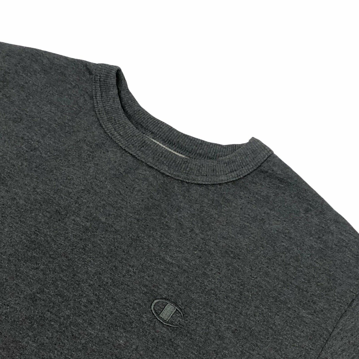 Champion Crew Neck Jumper Womens Small Dark Grey