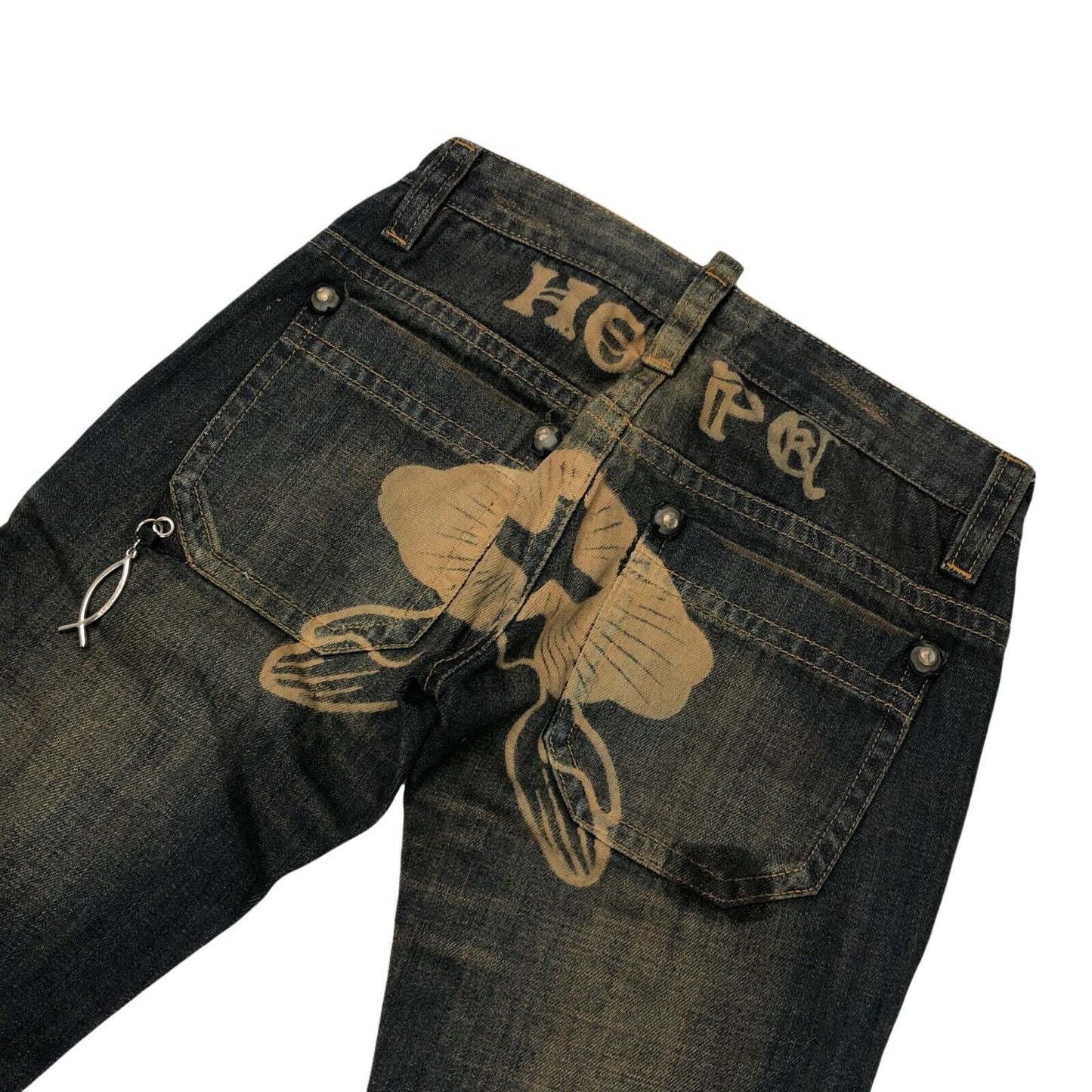 NWT Dsquared2 Low Rise Denim Jeans Womens 27w 34l A Friend Named Jesus