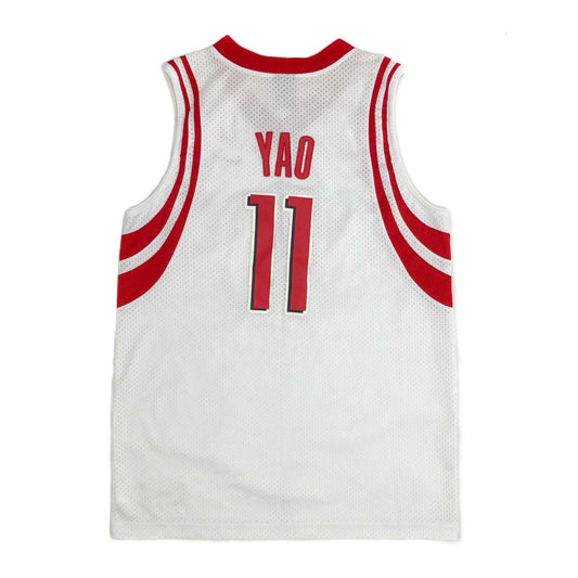 Nike Team Houston Rockets Jersey Mens XL Red And White Yao Ming 11