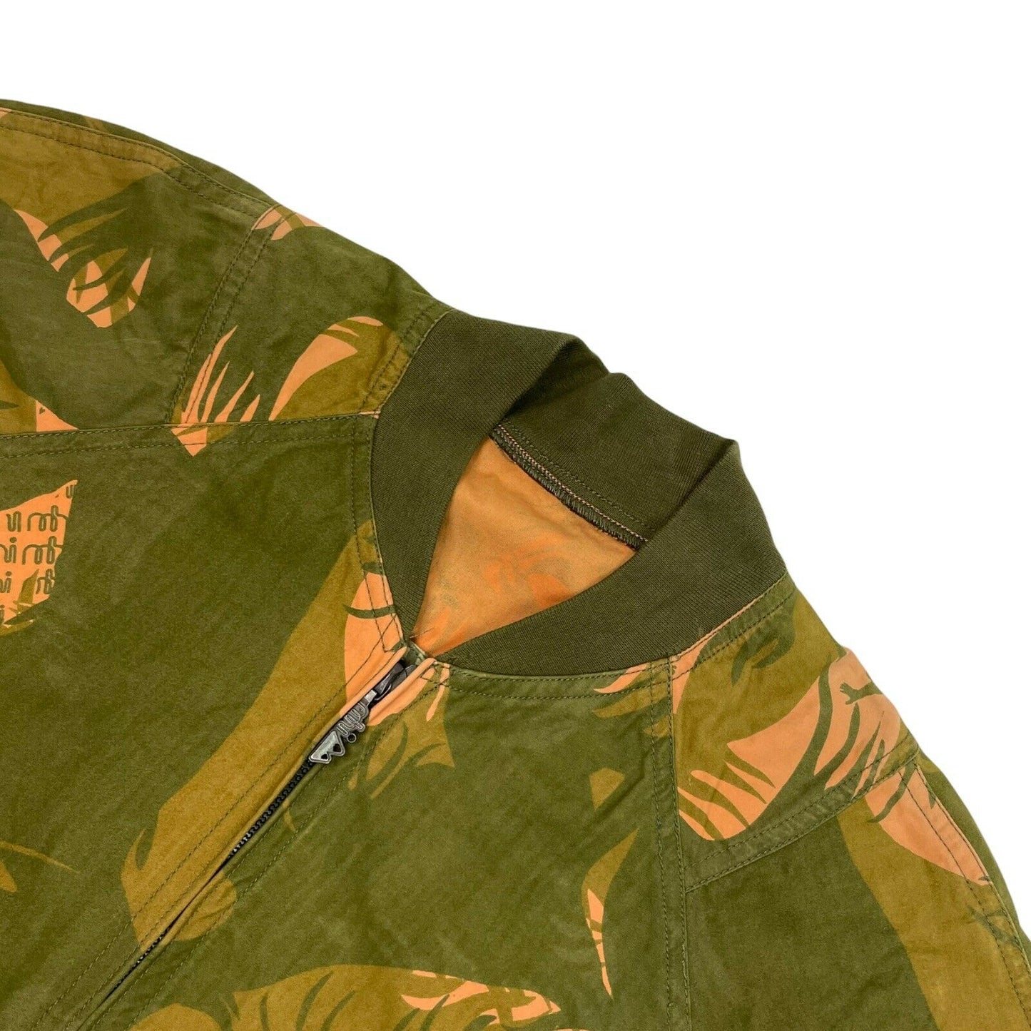 00’s Maharishi Sikh Camo Jacket Bomber Dark Green Womens 14 Hardy Blechman