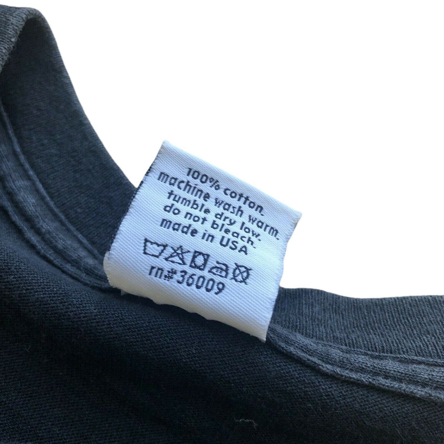 Vintage 80’s Calvin Klein Jeans Black T-Shirt Made In USA Single Stitch Medium