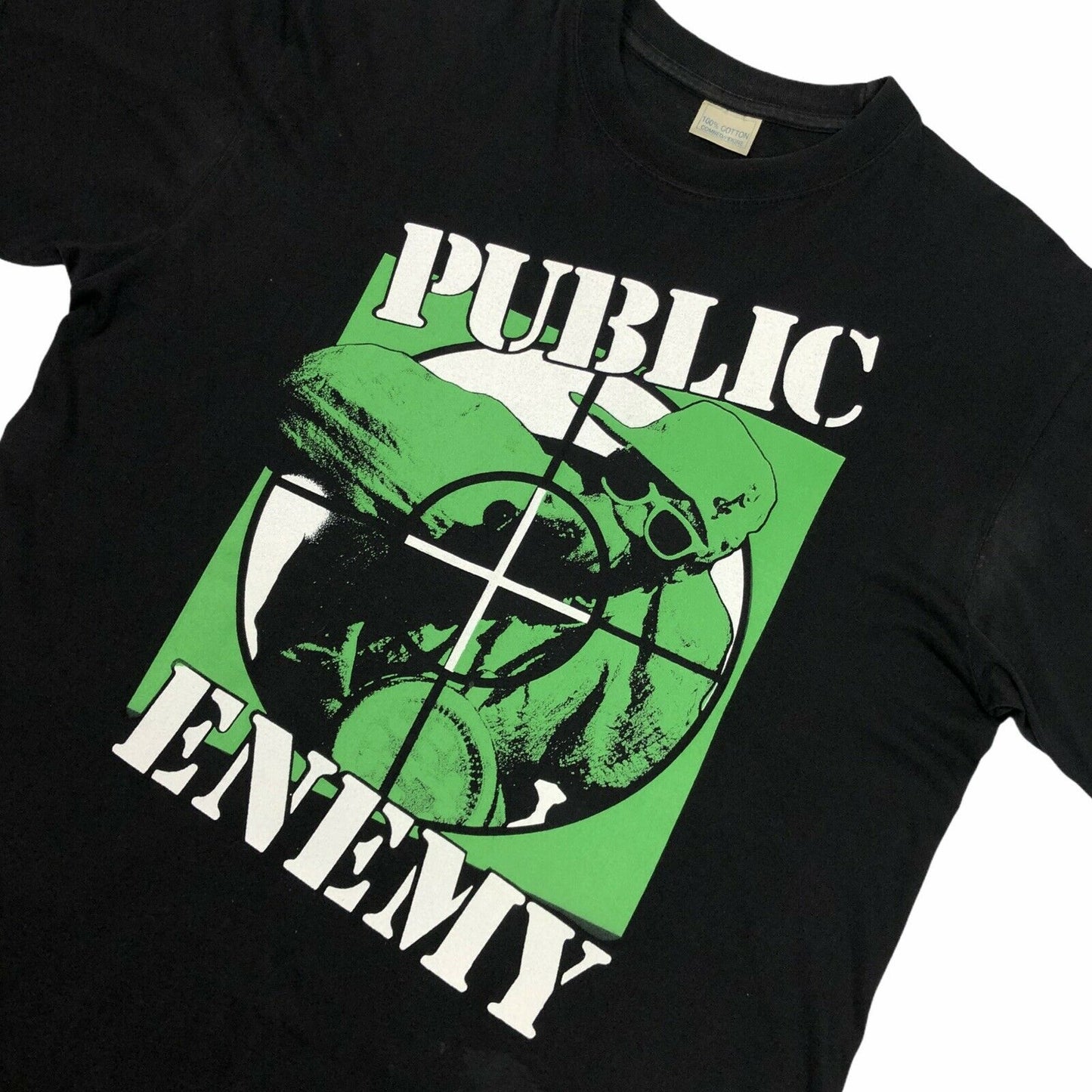 Vintage 90’s Public Enemy T-Shirt Flavor Flav Mens XL Black