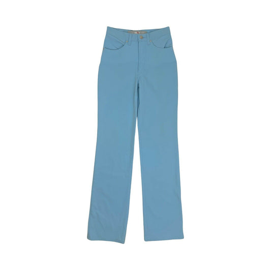 Vintage Versace Jeans Couture Trousers 26w 32l Baby Blue Made In Italy