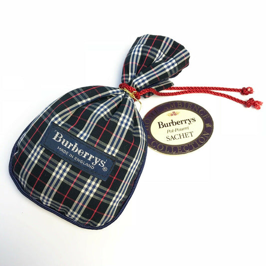 Vintage Burberry Pot Pourri Sachet 90’s Home Accessorise Made In England