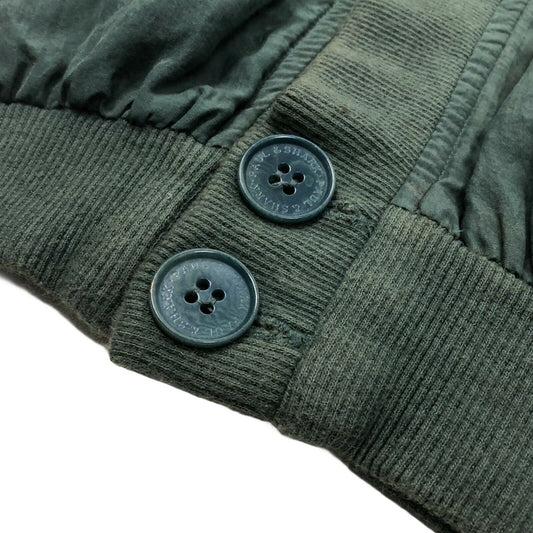 Vintage Paul & Shark Silk Jacket Men's Small Green Embroidered Logo 90's
