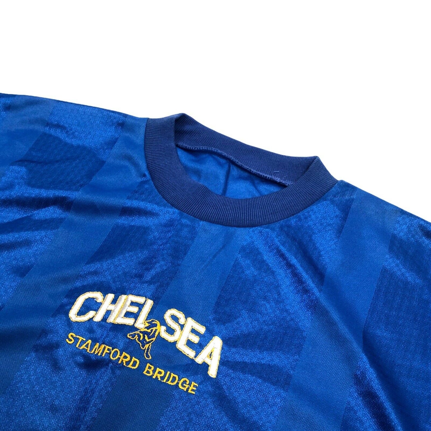 Vintage Chelsea Football Shirt White And Blue Mens Small 90’s