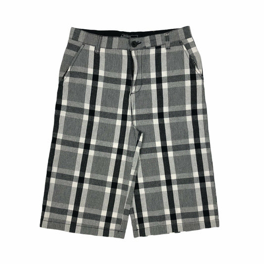 Dickies Black And White Check Chino Shorts Women’s Size 16 Vintage Workwear