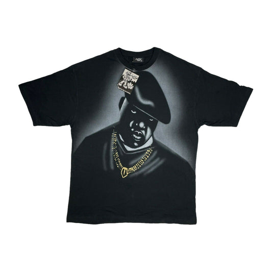 Vintage 90’s Notorious B.I.G T-Shirt Mens XXL Black Air Wear NYC Hip Hop