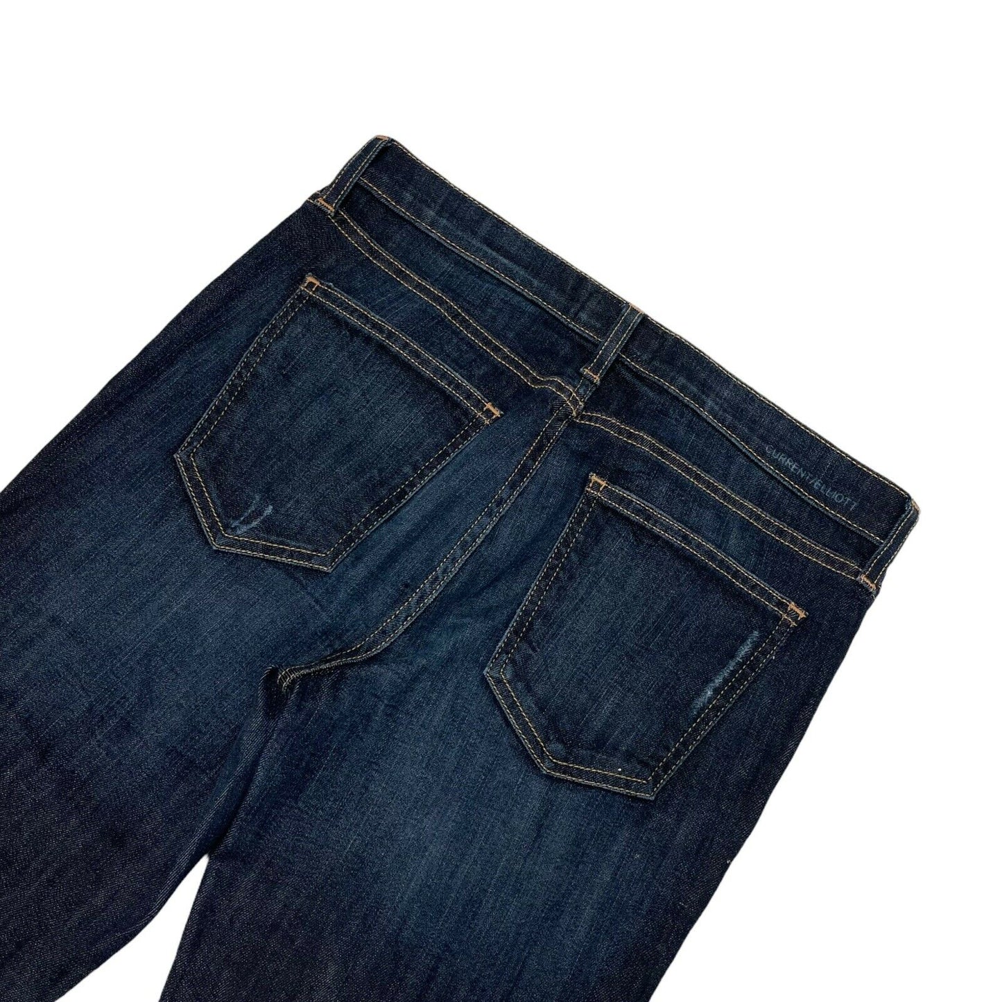 Current Elliot Jeans Made In USA Skinny Boot Richmond Dark Blue Denim Bootcut