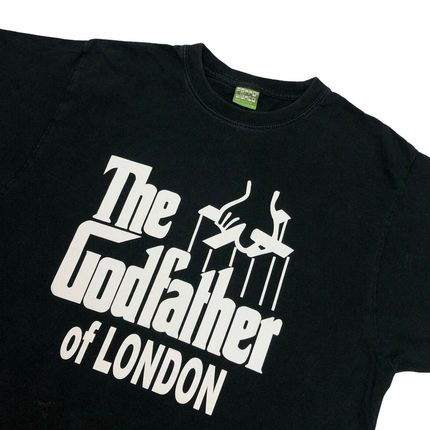 The Godfather Of London Mens T-Shirt Large Black