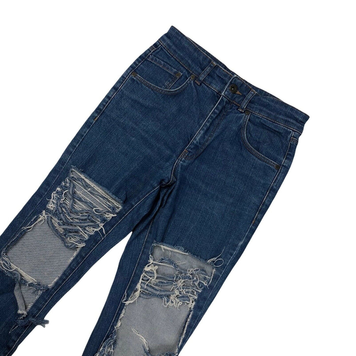 The Ragged Priest Distressed Denim Skinny Jeans 26w 30l