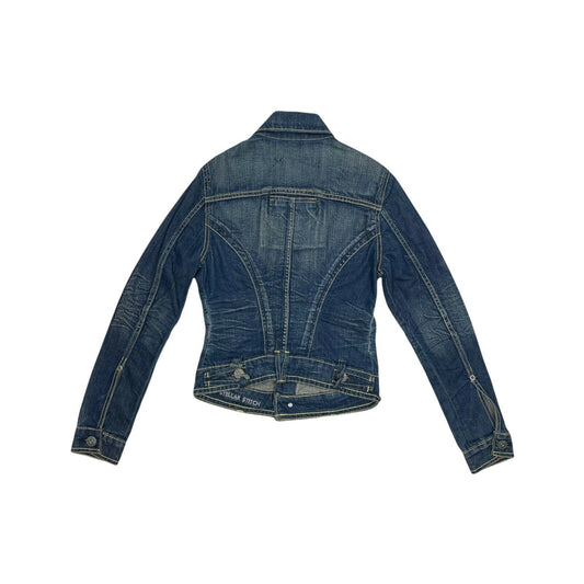 y2k Yanuk Jean Jacket Womens XS Mid Denim Blue