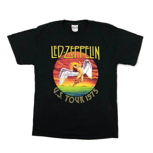 2006 Led Zeppelin Swan Song Black Hanes T-Shirt Mens Medium