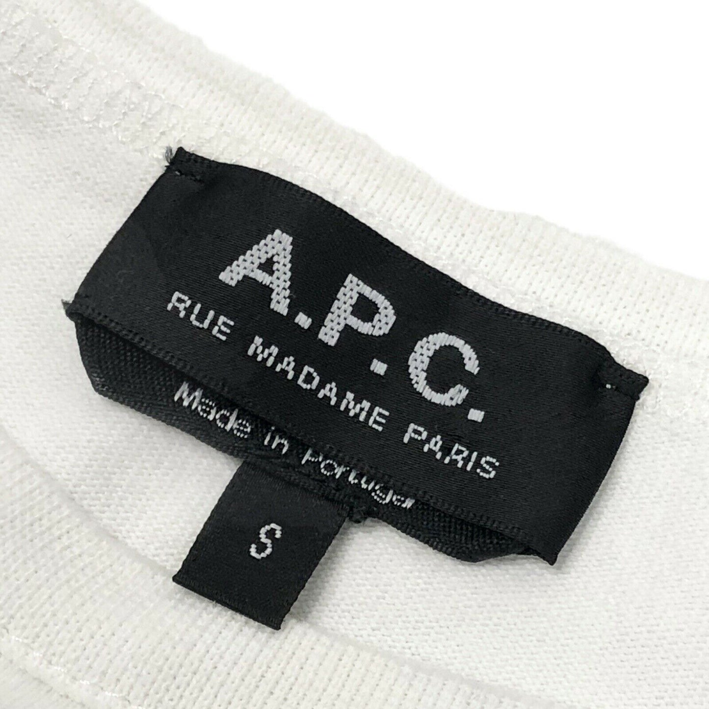 A.P.C Stripe Top White Multicoloured Womens Small