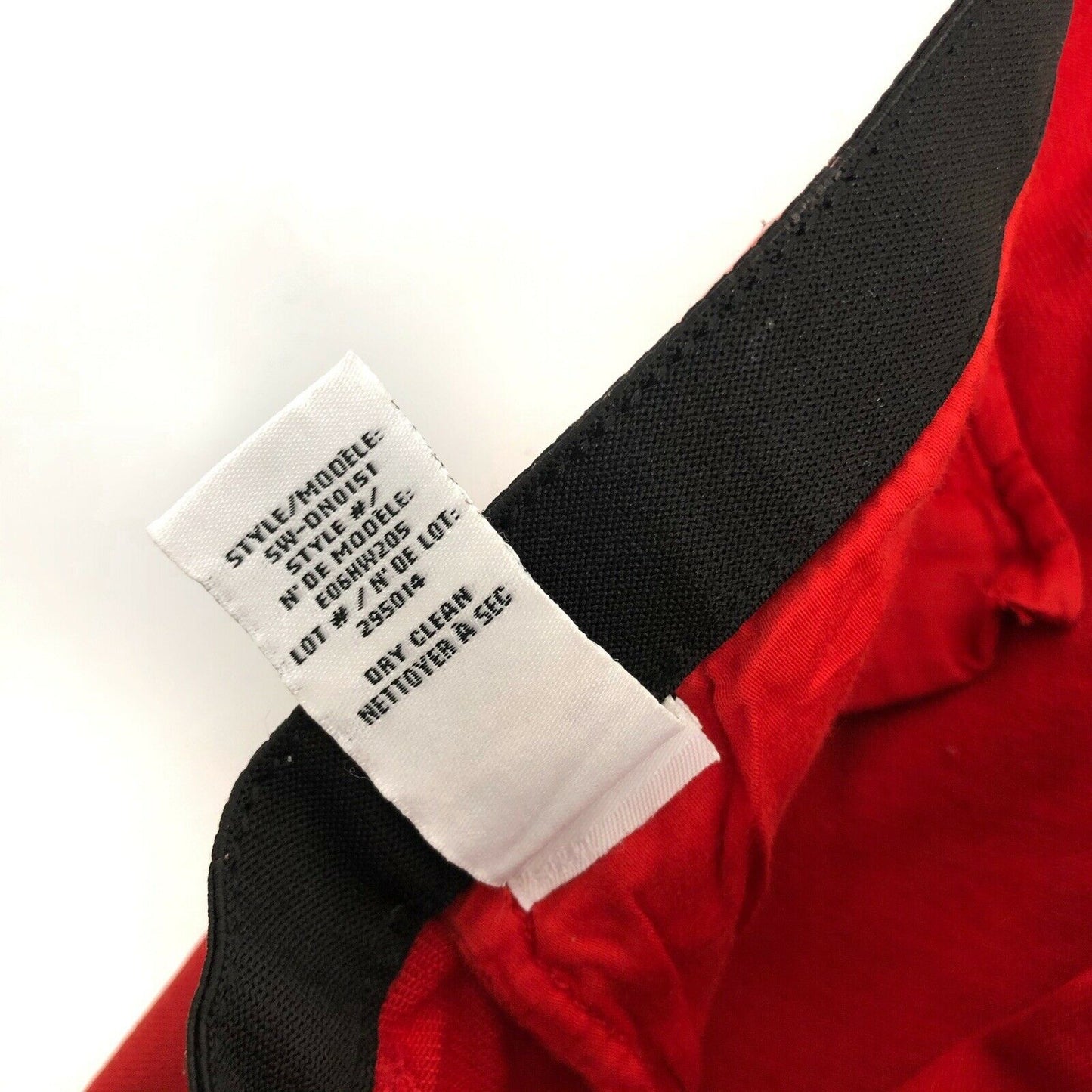 Helmut Lang Low Rise Red Trouser Made In USA 28w-30w