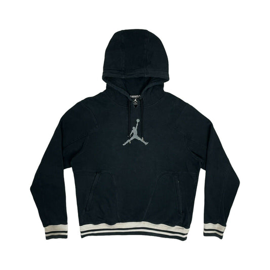 Vintage Air Jordan Jumpman Hoodie Navy Blue Embroidered Mens Medium