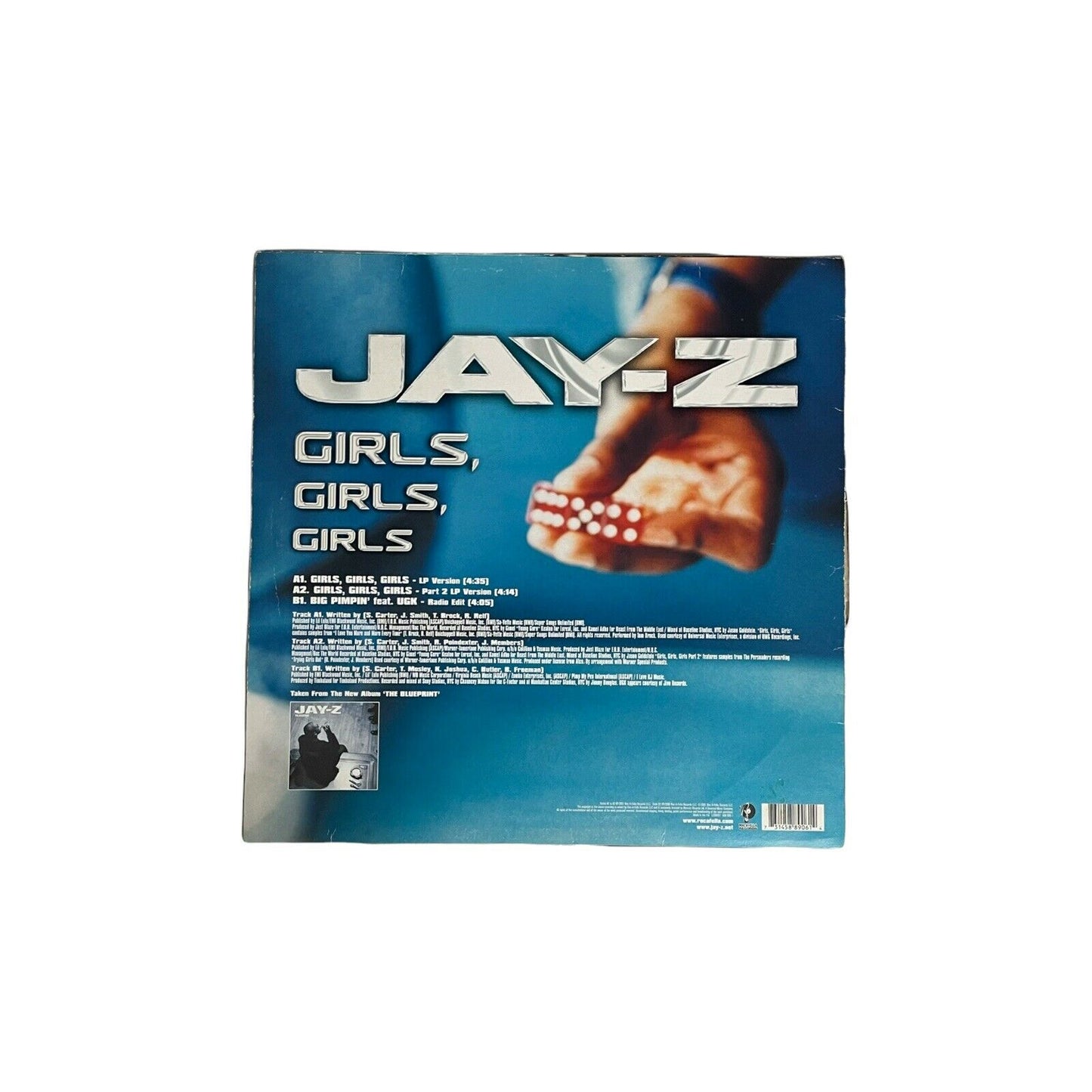 2001 Jay-Z Girls, Girls, Girls Vinyl Single Featuring Bonus Tracks