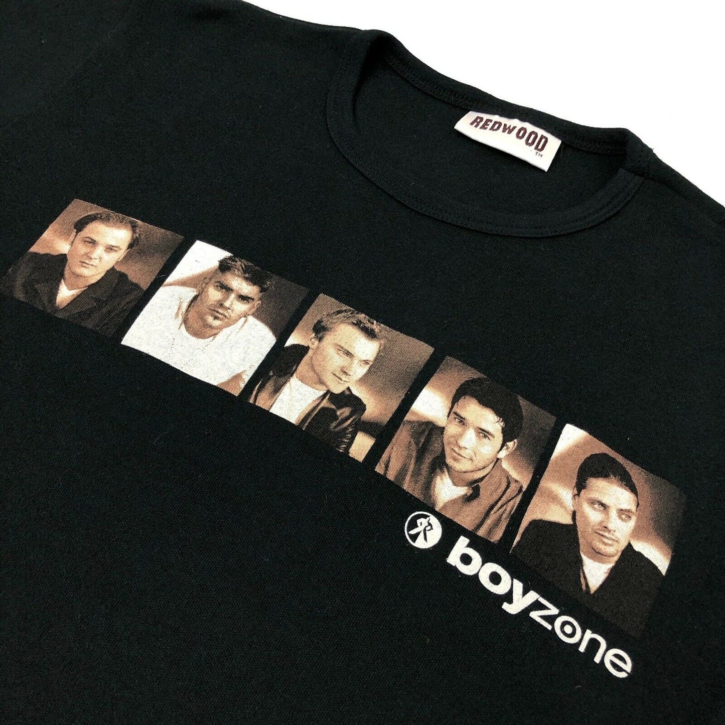 Vintage Boyzone 1999-2000 Tour T-shirt Black Womens Small