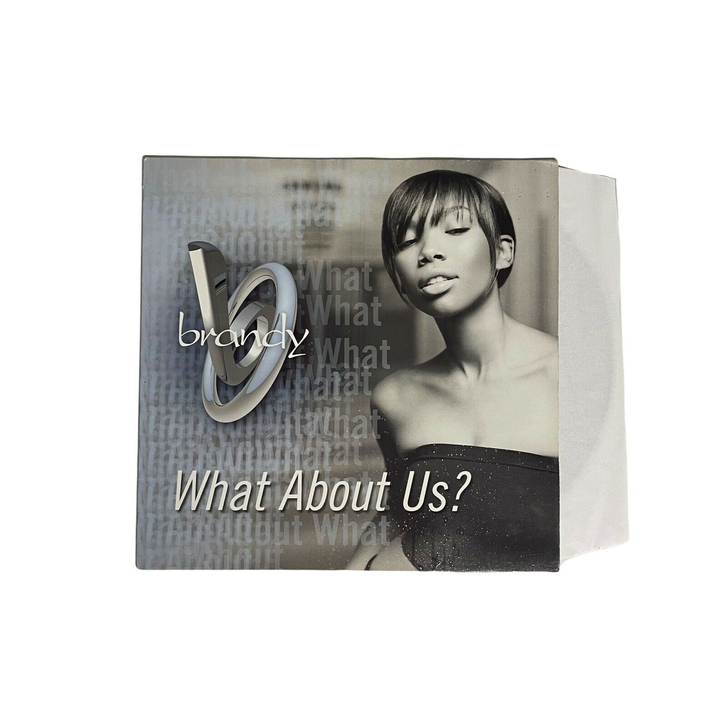 2002 Brandy What About Us Promo Vinyl Single