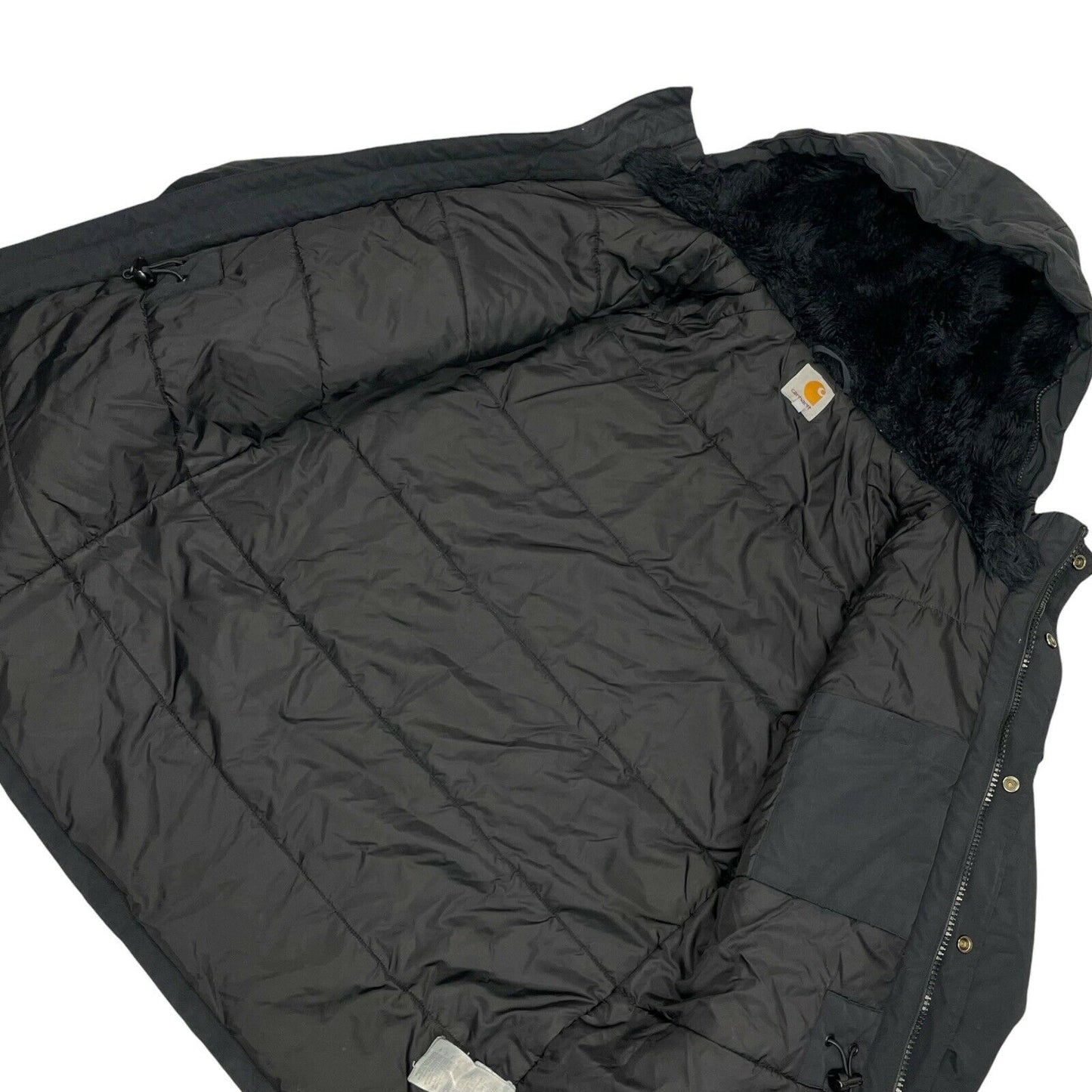 Carhartt WIP Anchorage Parka Coat Black Mens Medium