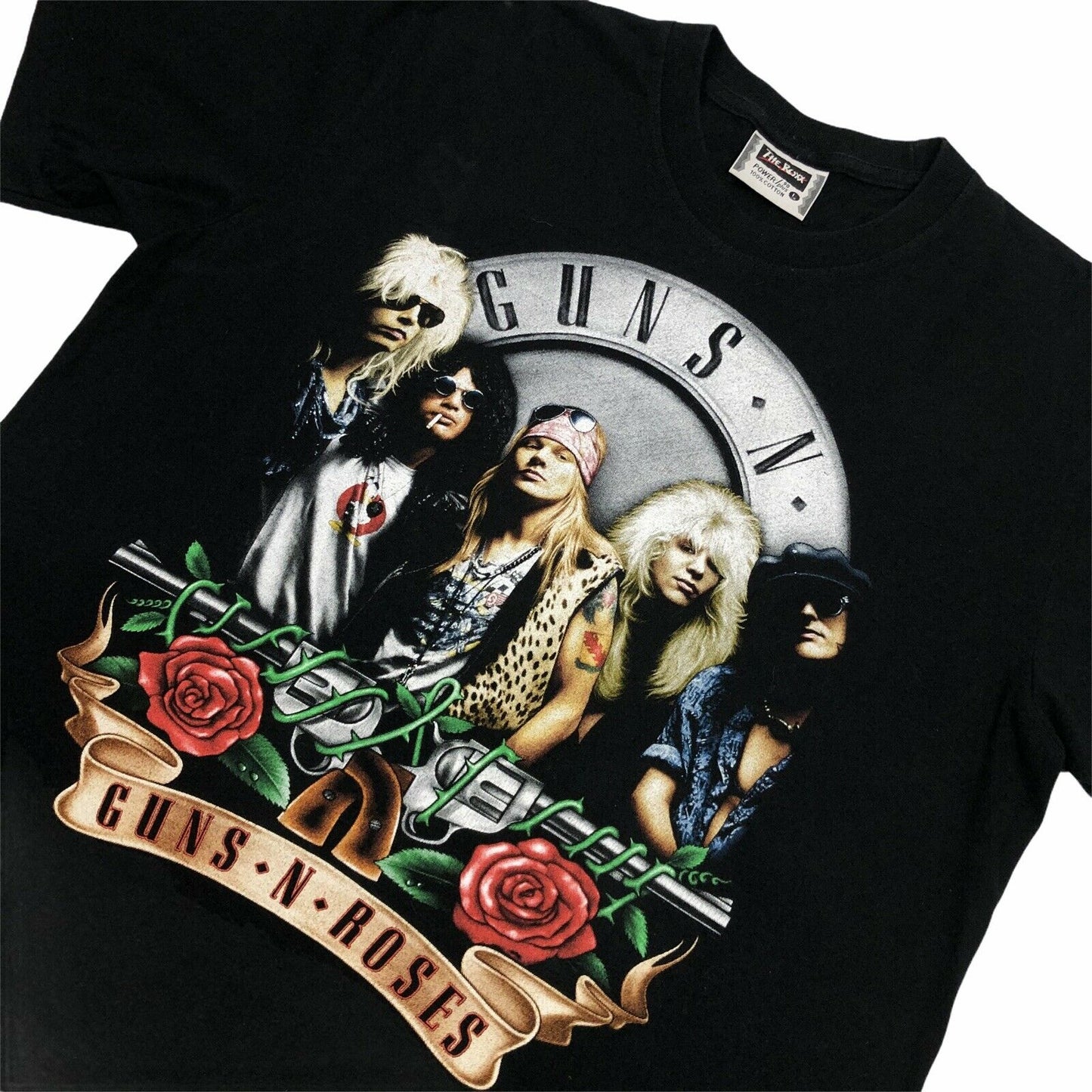 Vintage Guns N Roses T-Shirt Mens Large Black